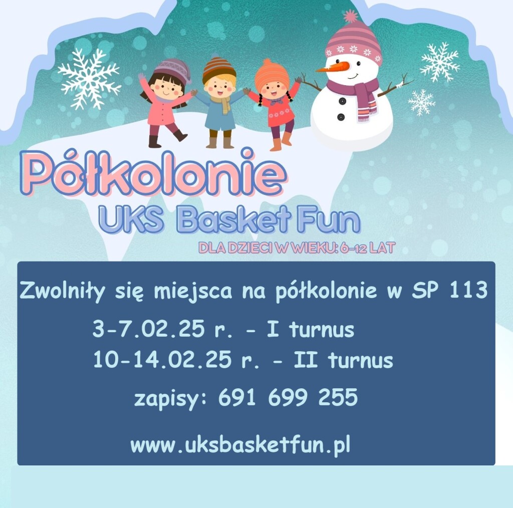 polkolonie - wolne miejsca